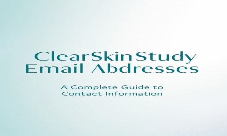 clearskinstudy email info